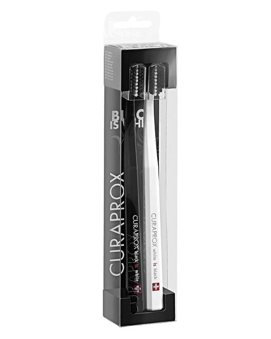 Black Is White Toothbrush, Duo Pack