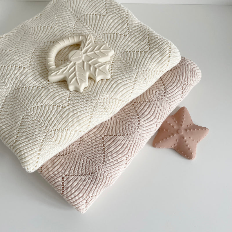 Knit Throw, Scallop
